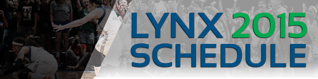 Lynx 2015 Schedule